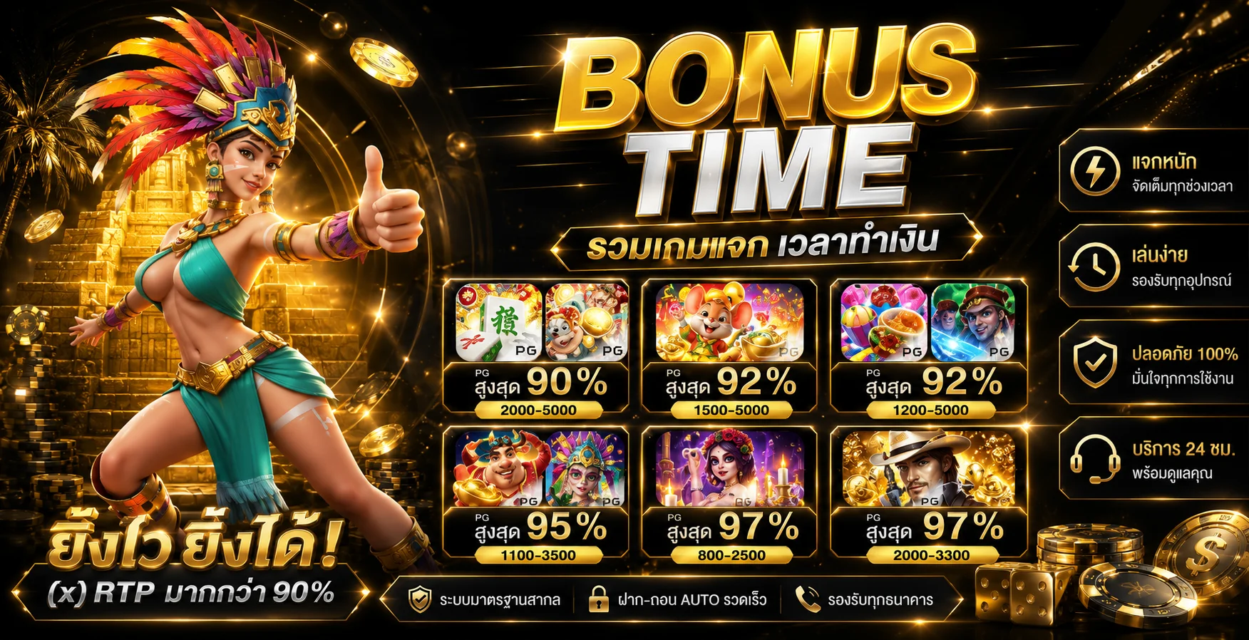 คาสิโนออนไลน์สด Dinruay บาคาร่า รูเล็ต ดีลเลอร์จริง เล่นบนมือถือ