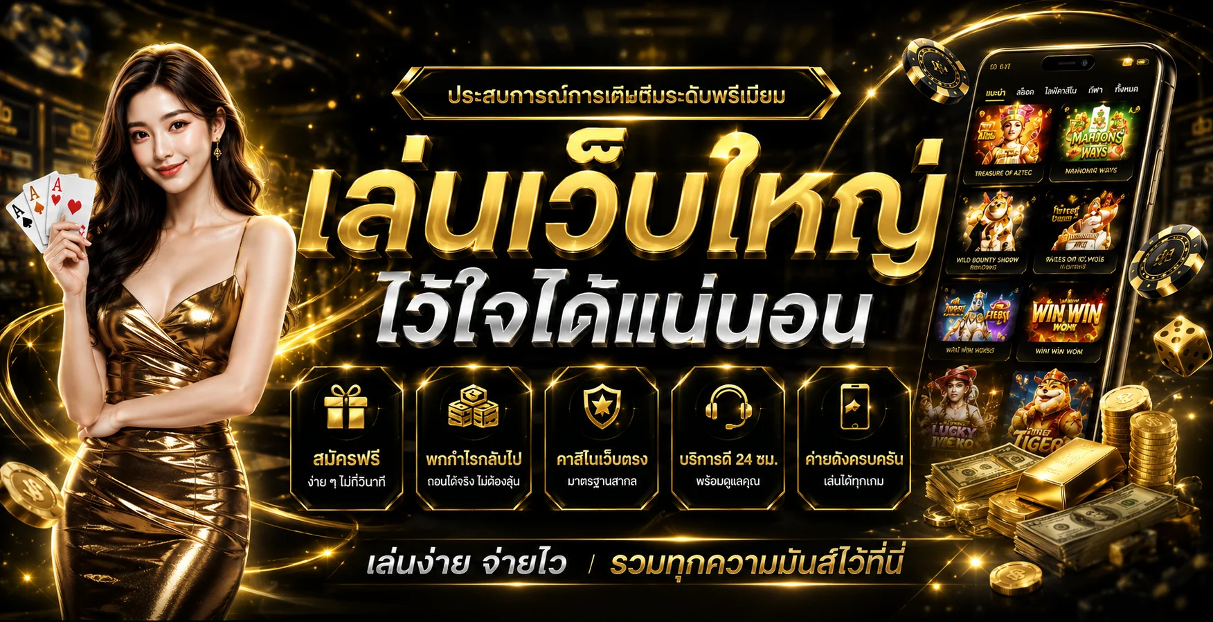 Dinruay เว็บพนันออนไลน์ สล็อตเว็บตรง ฝากถอนออโต้